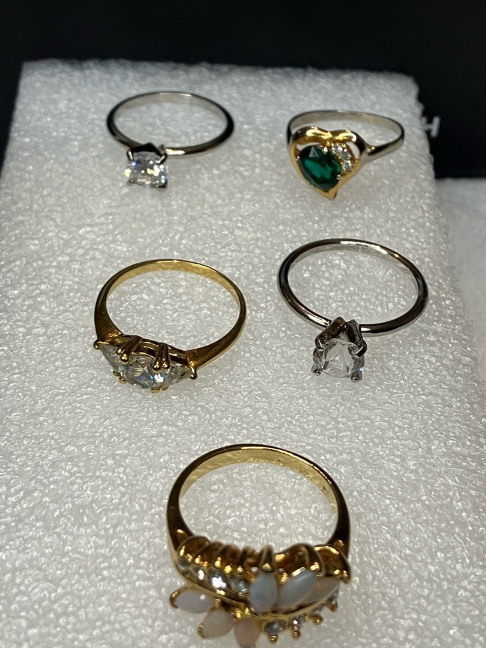 Gold And Silver Tones Ring Collection View 2